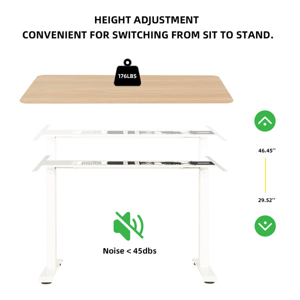 Standing Adjustable Desk Electric Sit Stand Desk Home Office Desks Whole Piece Desk Board