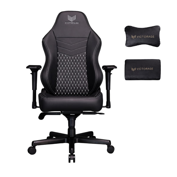 VICTORAGE Echo VE Series PU-Leder Bürostuhl Home Seat (Black Diamond)