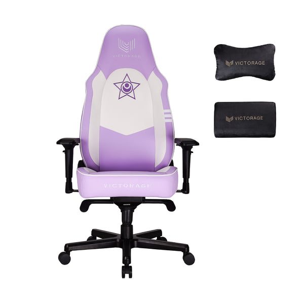 VICTORAGE Premium PU Leather Computer Gaming Chair Home Chair (Purple)